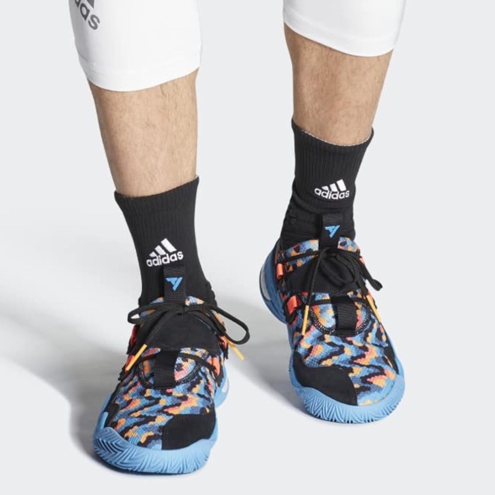 Adidas Trae Young 1 PIXELS Sky Blue Basketball Shoes GY0289 size 11